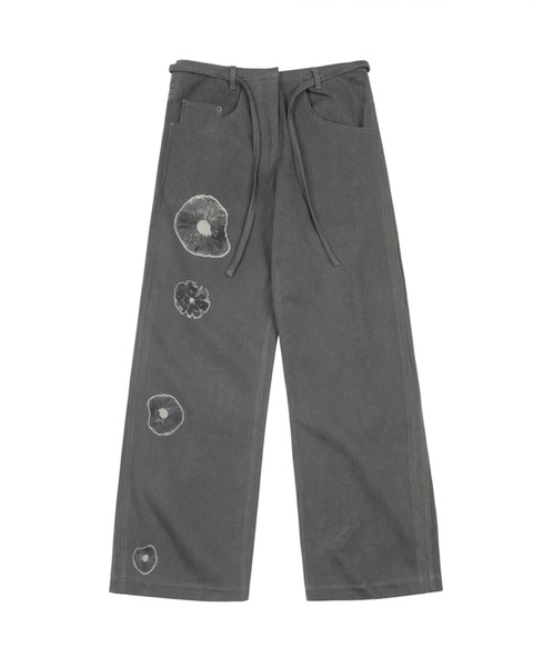 Charcoal Cinch Back Trousers (Restocked)